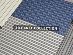 인테리어 장식 웅장 3D 벽화 패널 15mm 18mm MDF 기본 재료