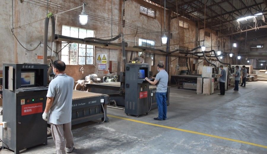Guangzhou Wuyang Yiguan Acoustic Materials Co., Ltd. 제조업체 생산 라인