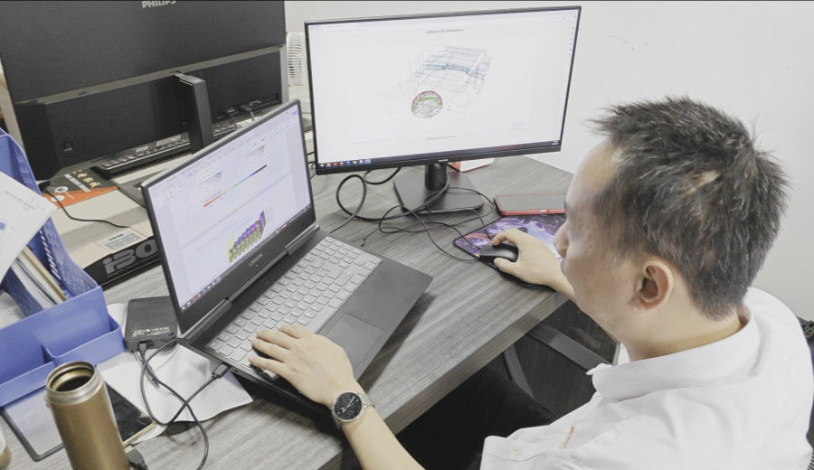 Guangzhou Wuyang Yiguan Acoustic Materials Co., Ltd. 제조업체 생산 라인