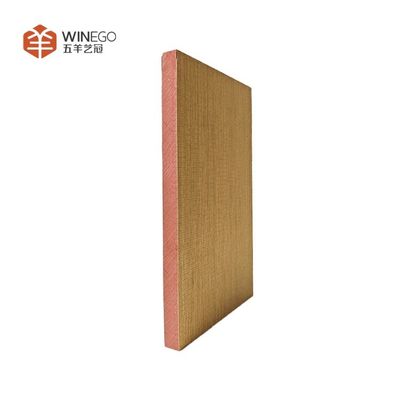 Micro-perforated Acoustic Board With Decorative Veneer For Office And Conference Room