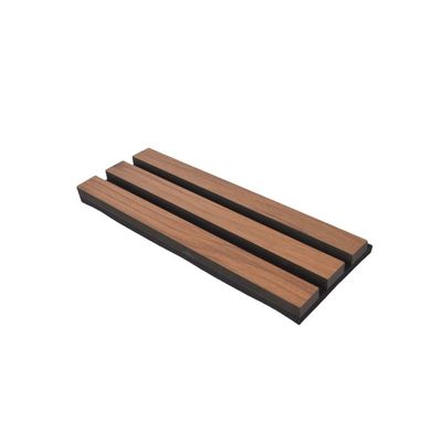 멜라민 덮개 아쿠스틱 나무 슬레이트 패널 2400mm, 슬레이트 아쿠스틱 벽 패널 OEM