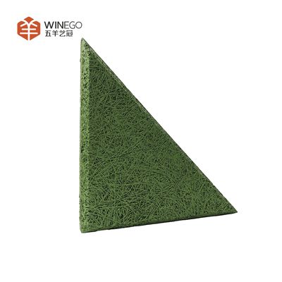 12 색상 및 사용자 정의 크기 OEM 서비스와 함께 나무 양털 음향 패널
