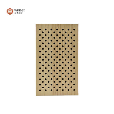프리미엄 고밀도 MDF 천공 흡음 패널 (사무실 회의실용)